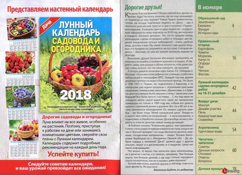 Лунный календарь 2018 года дает советы садоводу и огороднику Лунный календарь 2018 года дает советы садоводу и огороднику